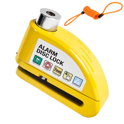 🔒 Candado de disco con alarma para motocicleta | Seguridad inmediata y potente efecto disuasorio – 50% de descuento, disponibilidad limitad