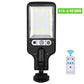 💎 ¡50% DE DESCUENTO! 💎 Sistema de iluminación LED solar de 1500 W: súper brillante, inalámbrico y resistente a la intemperie con sensor de movimiento + control remoto (IP65) ☀️💡