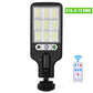 💎 ¡50% DE DESCUENTO! 💎 Sistema de iluminación LED solar de 1500 W: súper brillante, inalámbrico y resistente a la intemperie con sensor de movimiento + control remoto (IP65) ☀️💡