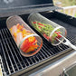 🔥🍖 Oferta BBQ por tiempo limitado – Cesta giratoria 360° para barbacoa | Cesta antiadherente para carne, verduras y más