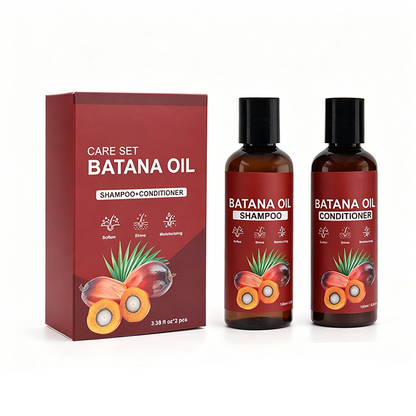 Set de champú y acondicionador de aceite de batan
