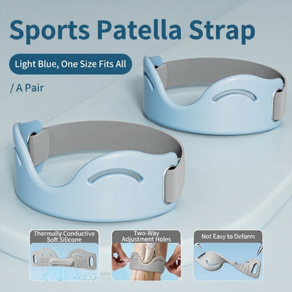 Correa de Rodilla de Silicona para Rótula – Soporte Transpirable y Amortiguador de Impactos 🦵