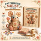 ⏳OFERTA POR TIEMPO LIMITADO 50% DE DESCUENTO🐭🧵 Kit para hacer un ratón patchwork