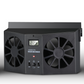 ⏳Oferta Especial por Tiempo Limitado⏰Ventilador de Escape para Auto Energía Solar – Doble Turbo Ventilación y Pantalla de Temperatura☀️