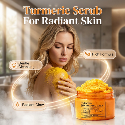 🍊ÚLTIMO DÍA DE OFERTA🎁✨Exfoliante Corporal Iluminador de Cúrcuma
