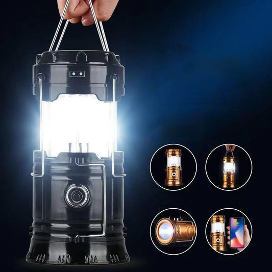 Lámpara de Camping Solar Retráctil