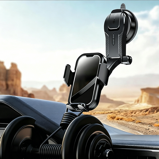 Montaje de teléfono de coche de succión magnética