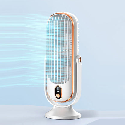 🔥 Ventilador de mesa portátil con 5 velocidades regulables