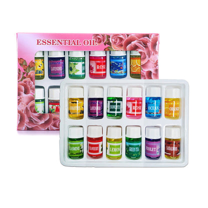 Set de 12 aceites esenciales solubles en agua
