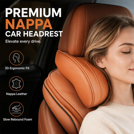 Almohada Universal de Espuma Viscoelástica para Reposacabezas del Coche