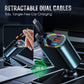 4-in-1 Retractable Car Charger