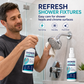 🚿✨Spray quitacal para ducha de acción rápida: elimina depósitos minerales persistentes y manchas de agua dura. Recupera el brillo y el flujo del agua, ¡solo rocía y limpia! 🧼💪