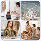 4-in-1 360° Wireless Rotating Speaker Stand