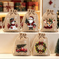 🎅 LIMITED‑TIME 50% OFF! ✨ Christmas Drawstring Gift Bags – Santa & Reindeer Design, Reusable Fabric Gift Wrapping Bags ✨