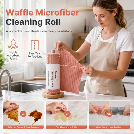 Tear-Off Weekly Disposable Thickened Cleaning Cloth Roll