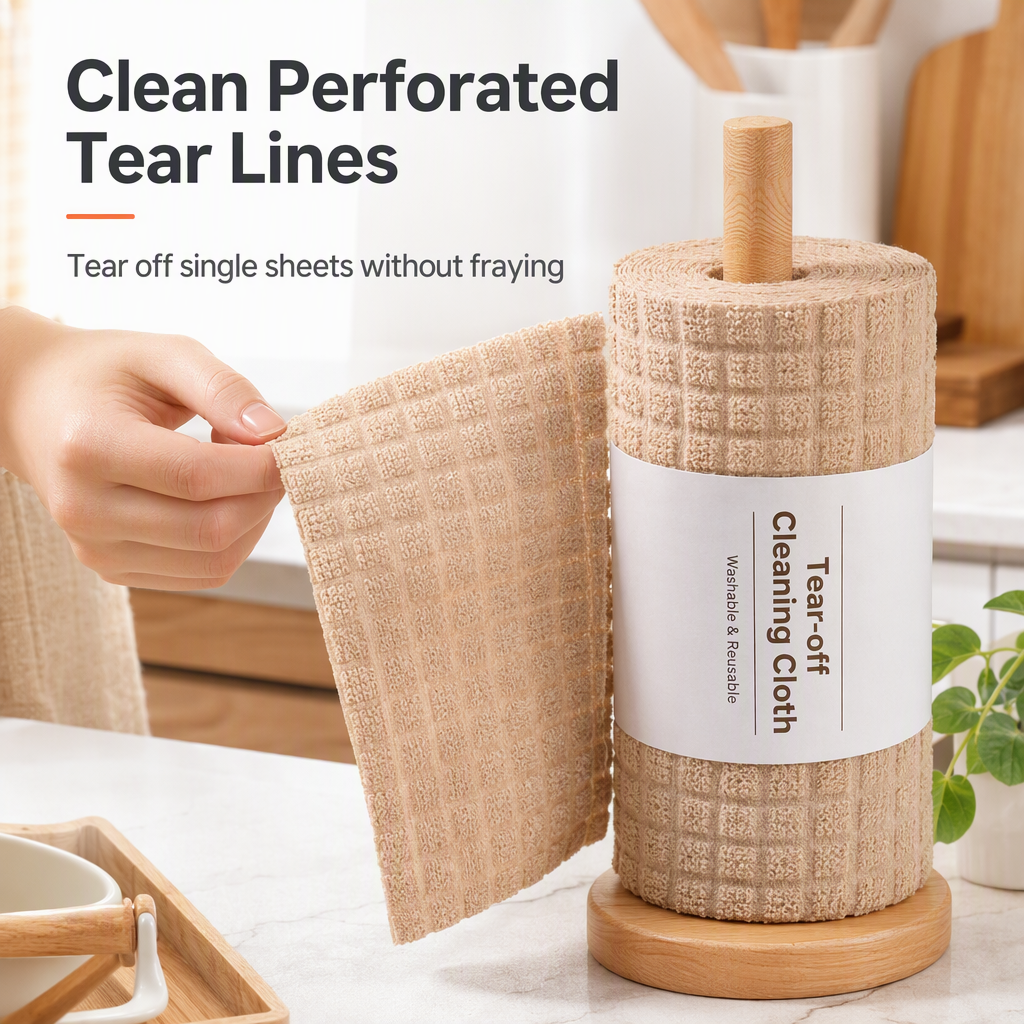 Tear-Off Weekly Disposable Thickened Cleaning Cloth Roll