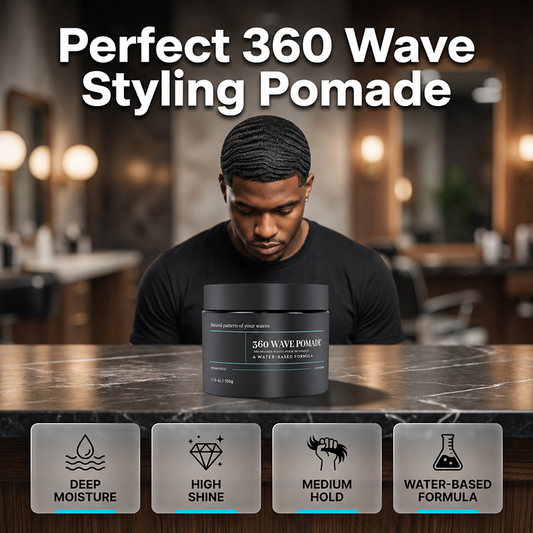 💈🔥 Premium Wave Pomade – 50% OFF! Easy wash-out, moisturizes roots, non-greasy shine – perfect for all waver stages. 🌊