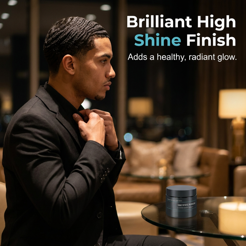 💈🔥 Premium Wave Pomade – 50% OFF! Easy wash-out, moisturizes roots, non-greasy shine – perfect for all waver stages. 🌊