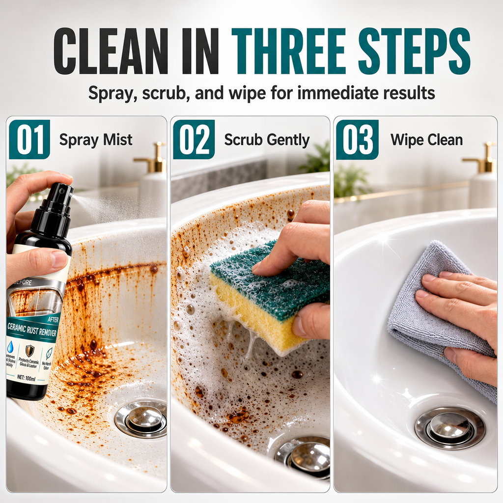 Ceramic Rust and Limescale Remover Spray